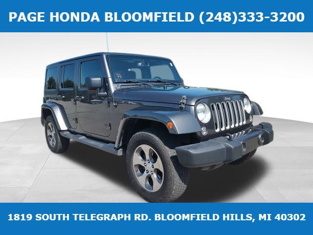 used 2017 Jeep Wrangler Unlimited car, priced at $19,144