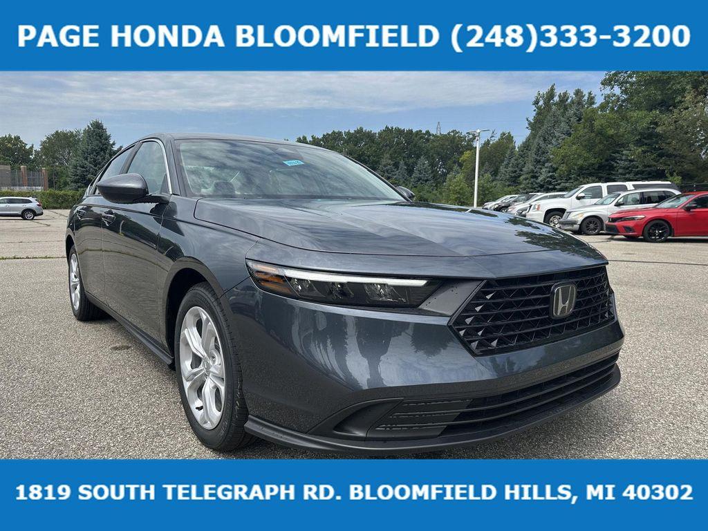 new 2025 Honda Accord car, priced at $29,445