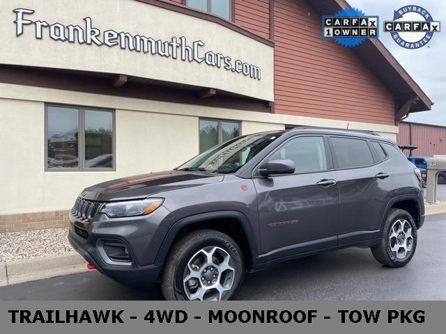 used 2022 Jeep Compass car, priced at $21,995