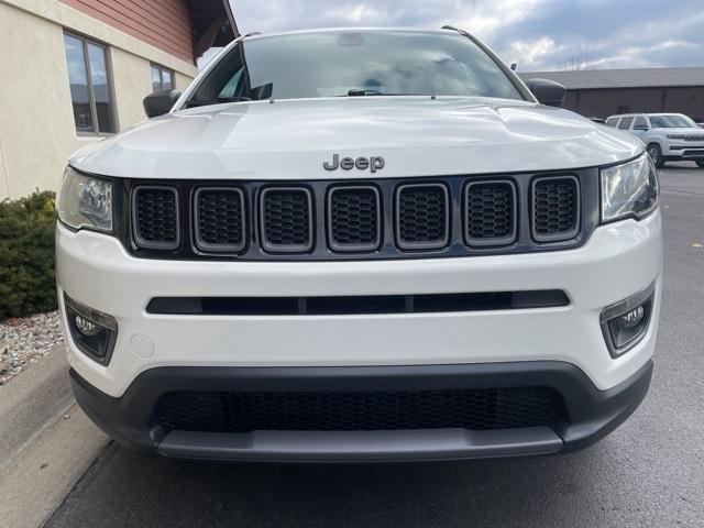 used 2021 Jeep Compass car, priced at $18,500