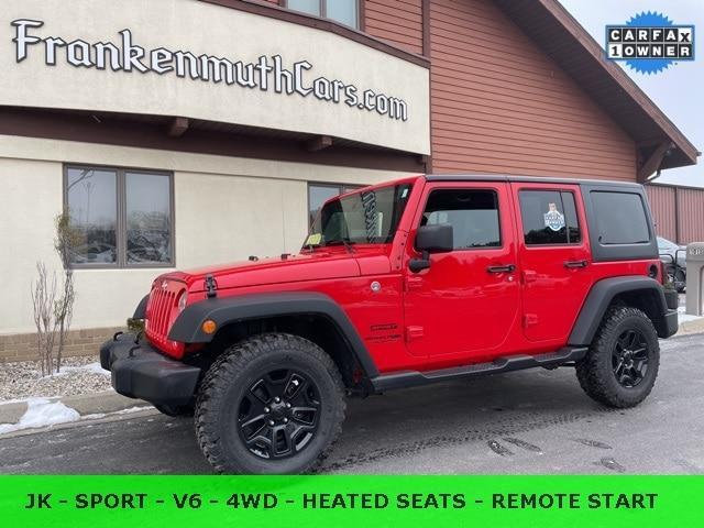 used 2018 Jeep Wrangler JK Unlimited car, priced at $19,995