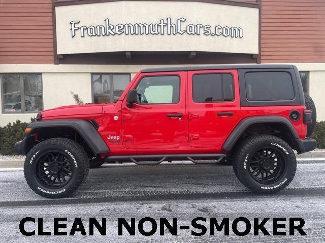 used 2021 Jeep Wrangler Unlimited car, priced at $28,915