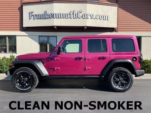 used 2022 Jeep Wrangler Unlimited car, priced at $37,995