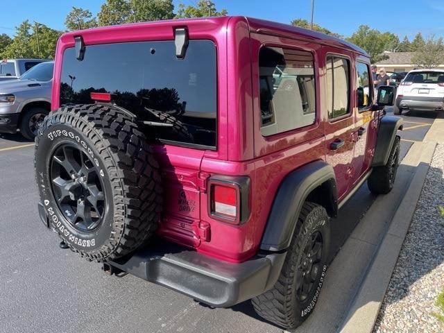 used 2022 Jeep Wrangler Unlimited car, priced at $37,995