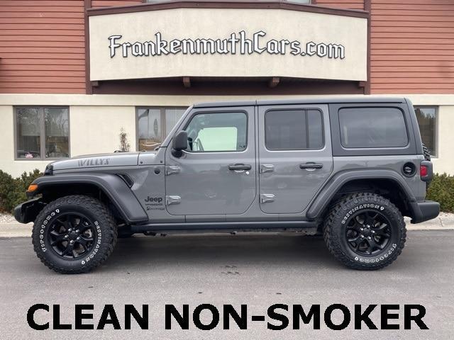 used 2021 Jeep Wrangler Unlimited car, priced at $33,995