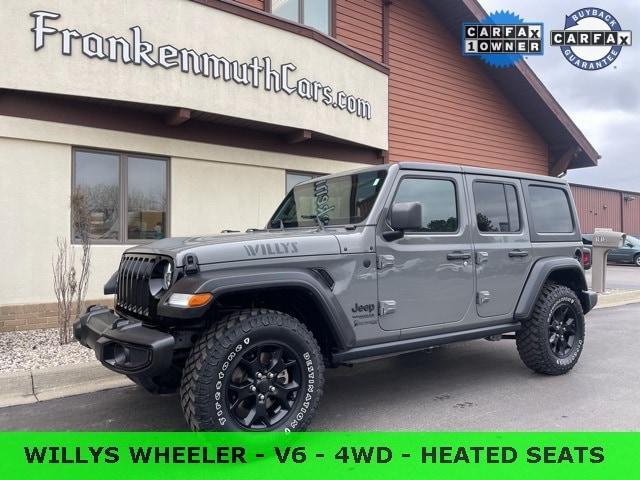 used 2021 Jeep Wrangler Unlimited car, priced at $33,995