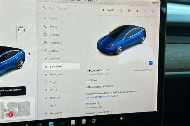 used 2018 Tesla Model 3 car, priced at $19,699