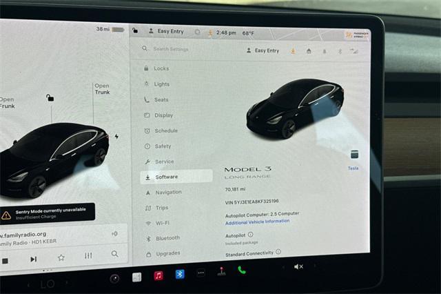 used 2019 Tesla Model 3 car, priced at $20,987