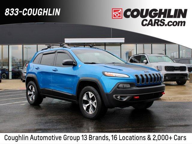 used 2017 Jeep Cherokee car, priced at $17,455