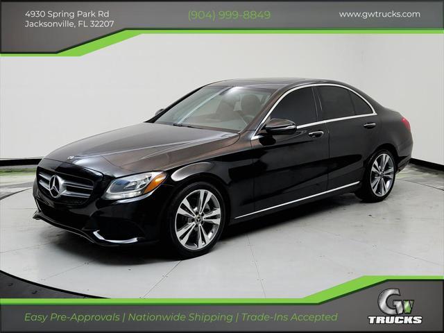used 2018 Mercedes-Benz C-Class car, priced at $13,295