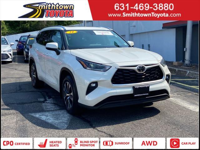used 2021 Toyota Highlander car, priced at $31,491