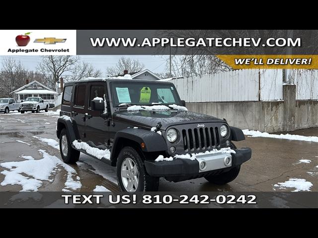 used 2017 Jeep Wrangler Unlimited car, priced at $19,990