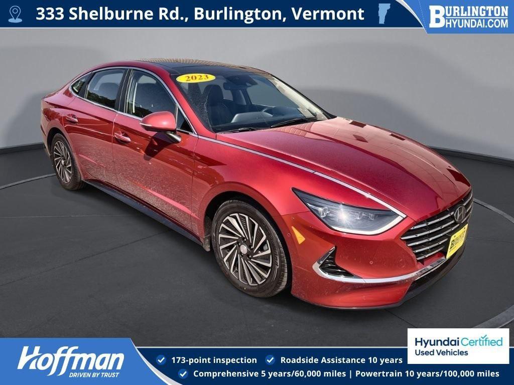 used 2023 Hyundai Sonata Hybrid car, priced at $23,477
