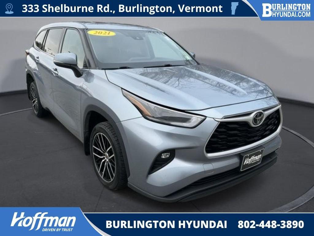 used 2021 Toyota Highlander car, priced at $25,594