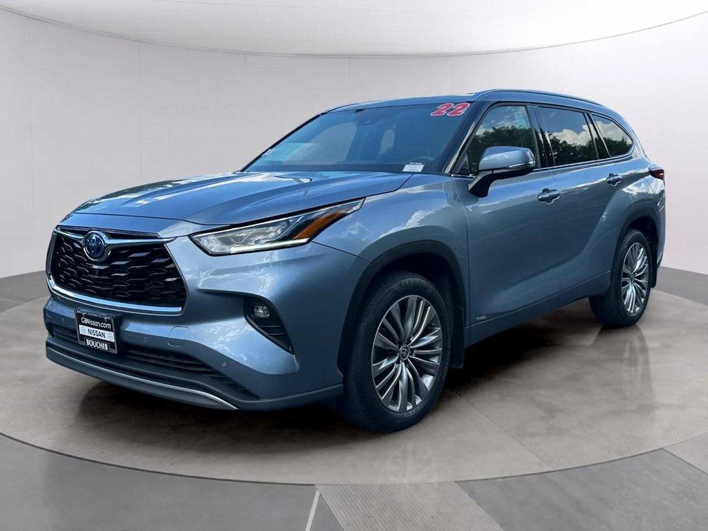 used 2022 Toyota Highlander Hybrid car, priced at $45,595