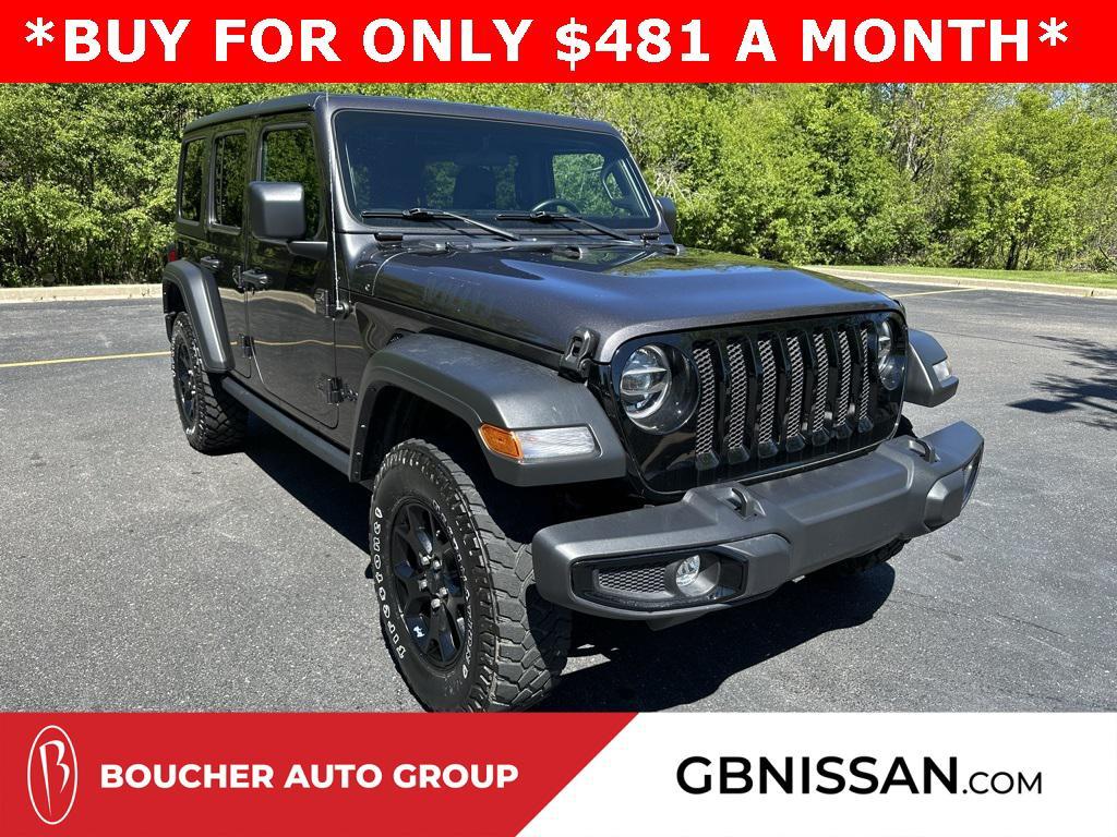 used 2022 Jeep Wrangler car, priced at $33,395