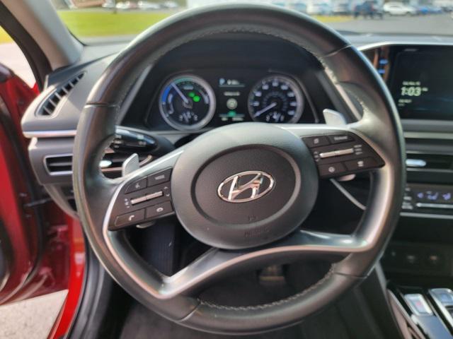 used 2023 Hyundai Sonata Hybrid car, priced at $23,679
