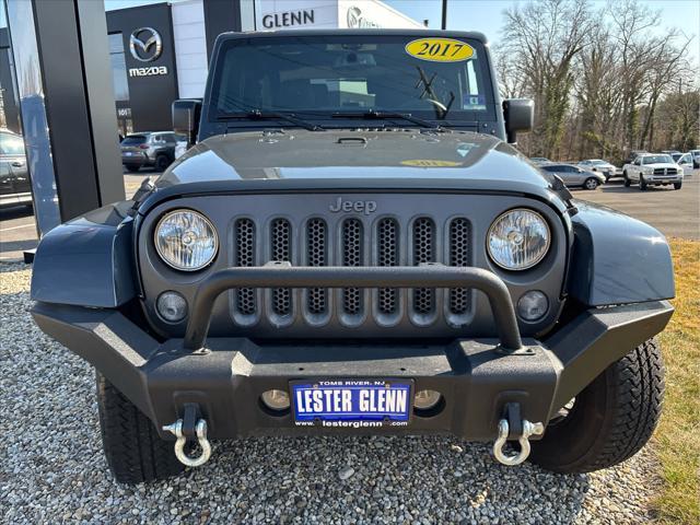 used 2017 Jeep Wrangler car, priced at $16,637