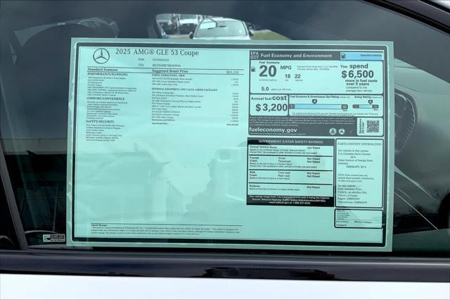 new 2025 Mercedes-Benz AMG GLE 53 car, priced at $101,265