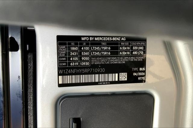 new 2024 Mercedes-Benz Sprinter 2500 car, priced at $73,075