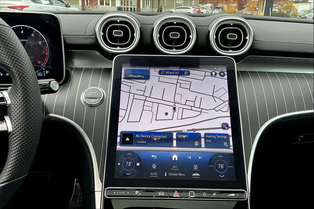 used 2022 Mercedes-Benz C-Class car, priced at $33,499