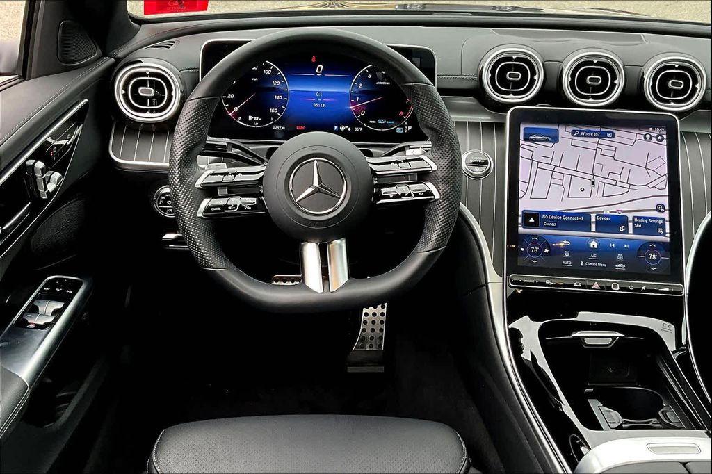 used 2022 Mercedes-Benz C-Class car, priced at $33,499