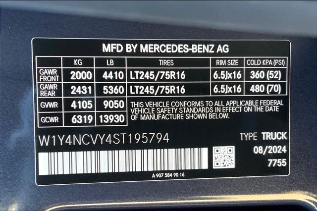 new 2025 Mercedes-Benz Sprinter 2500 car, priced at $79,949