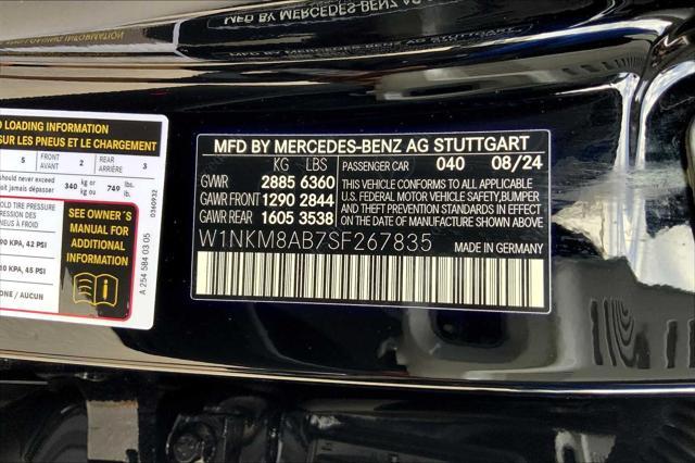 new 2025 Mercedes-Benz AMG GLC 63 car, priced at $98,065