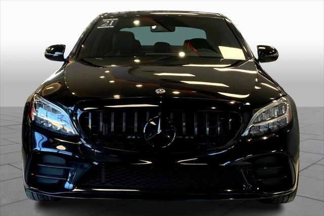 used 2021 Mercedes-Benz AMG C 43 car, priced at $42,989