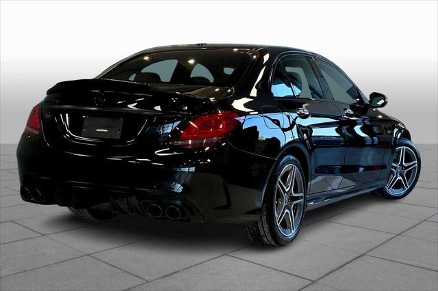 used 2021 Mercedes-Benz AMG C 43 car, priced at $42,989