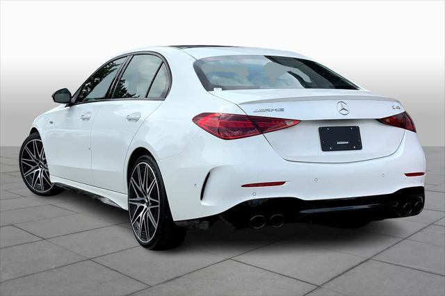 new 2024 Mercedes-Benz AMG C 43 car, priced at $67,690