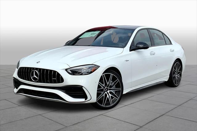 new 2024 Mercedes-Benz AMG C 43 car, priced at $67,690