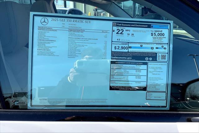 new 2025 Mercedes-Benz GLE 350 car, priced at $78,285