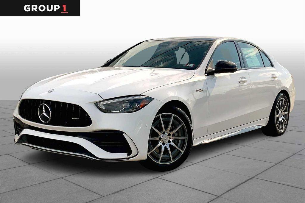 used 2024 Mercedes-Benz AMG C 43 car, priced at $60,495