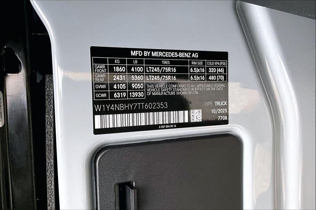 new 2026 Mercedes-Benz Sprinter 2500 car, priced at $68,948