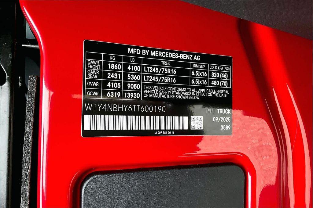 new 2026 Mercedes-Benz Sprinter 2500 car, priced at $66,490