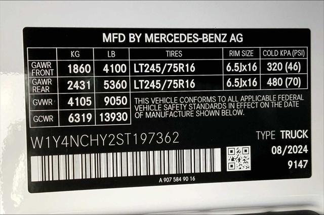 new 2025 Mercedes-Benz Sprinter 2500 car, priced at $70,836