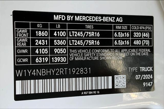 new 2024 Mercedes-Benz Sprinter 2500 car, priced at $64,765