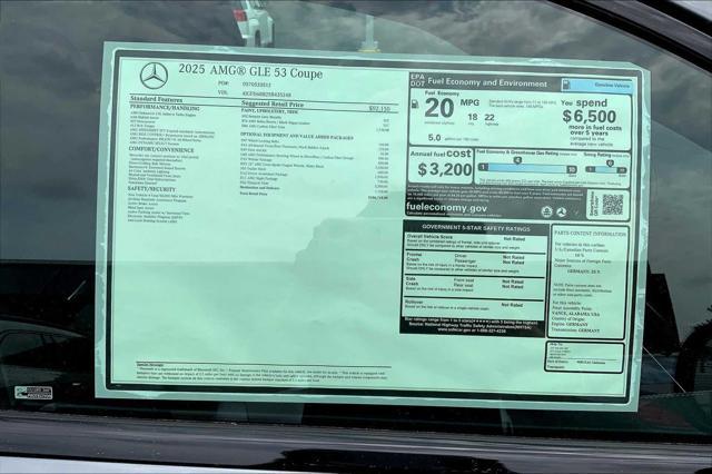 new 2025 Mercedes-Benz AMG GLE 53 car, priced at $106,715