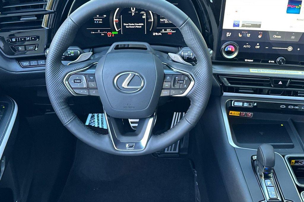new 2026 Lexus TX 500h car, priced at $76,398