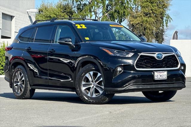 used 2022 Toyota Highlander Hybrid car, priced at $34,788