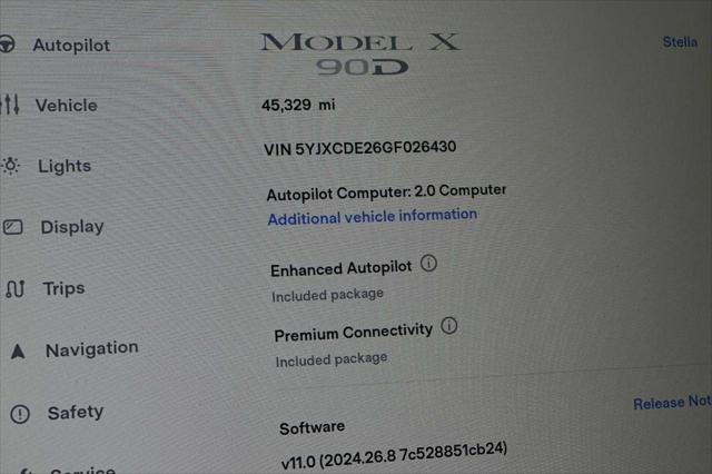 used 2016 Tesla Model X car, priced at $32,998