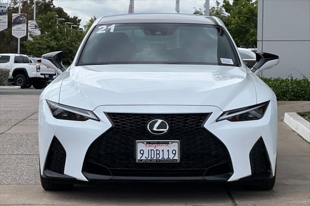 used 2021 Lexus IS 350 car, priced at $43,588