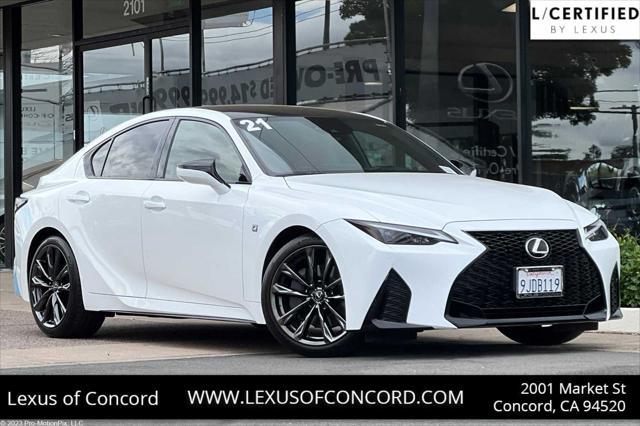 used 2021 Lexus IS 350 car, priced at $43,998