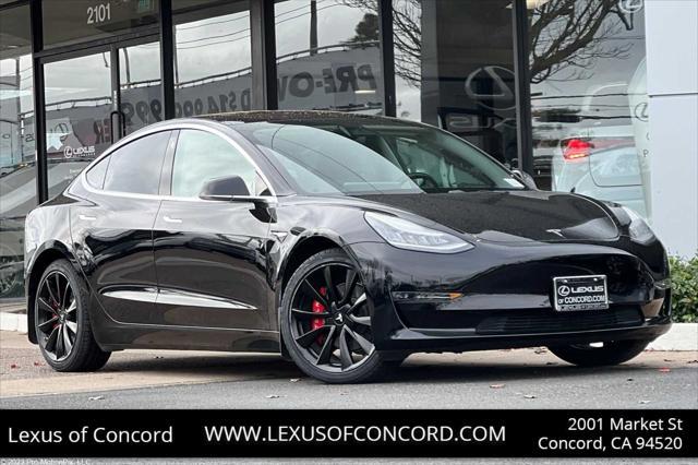 used 2018 Tesla Model 3 car, priced at $23,998