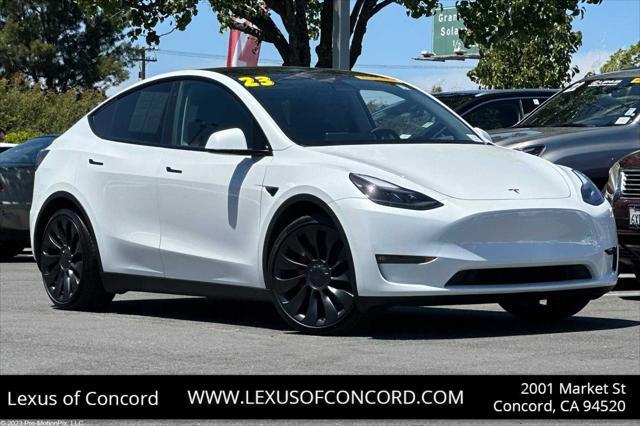 used 2023 Tesla Model Y car, priced at $42,998