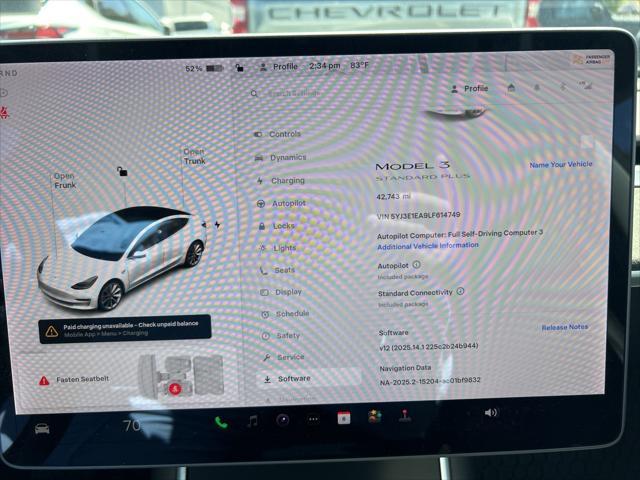 used 2020 Tesla Model 3 car, priced at $22,998