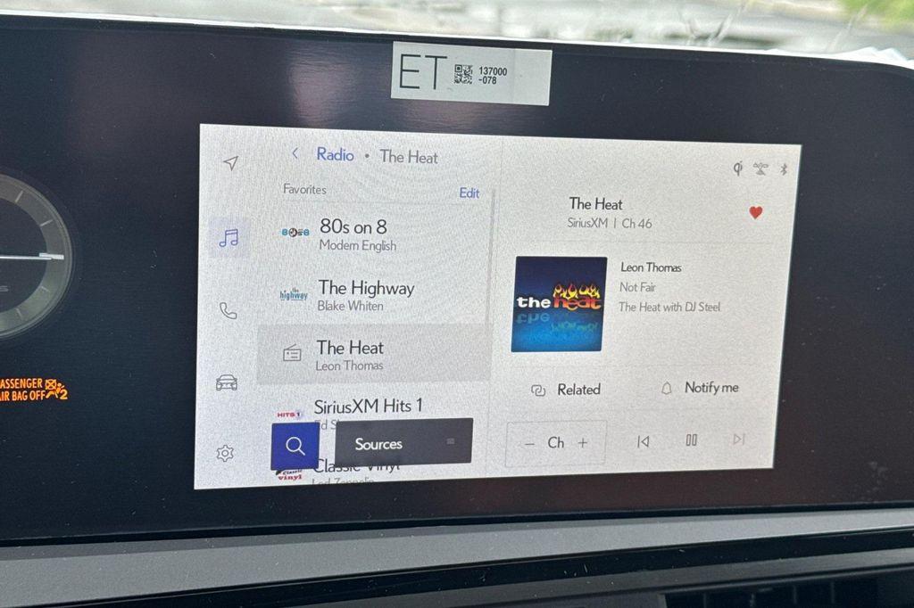 new 2025 Lexus ES 350 car, priced at $47,285