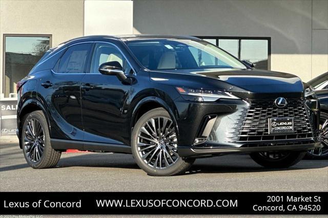 new 2025 Lexus RX 450h+ car, priced at $77,340