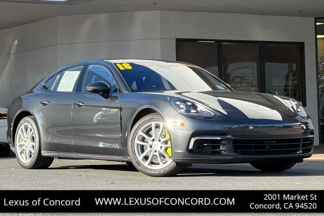 used 2018 Porsche Panamera e-Hybrid car, priced at $51,588